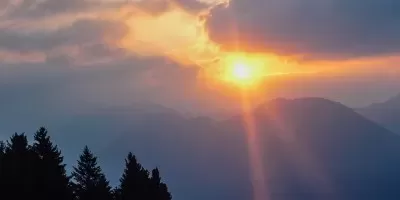 Alba a Malga Valina d'Amola